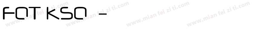 FOT KSO闘龍字体转换